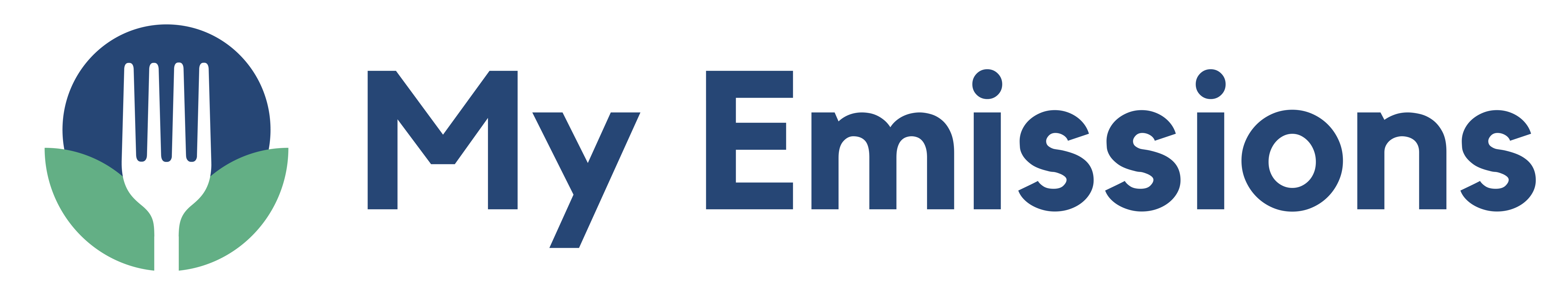 My emissions logo with text