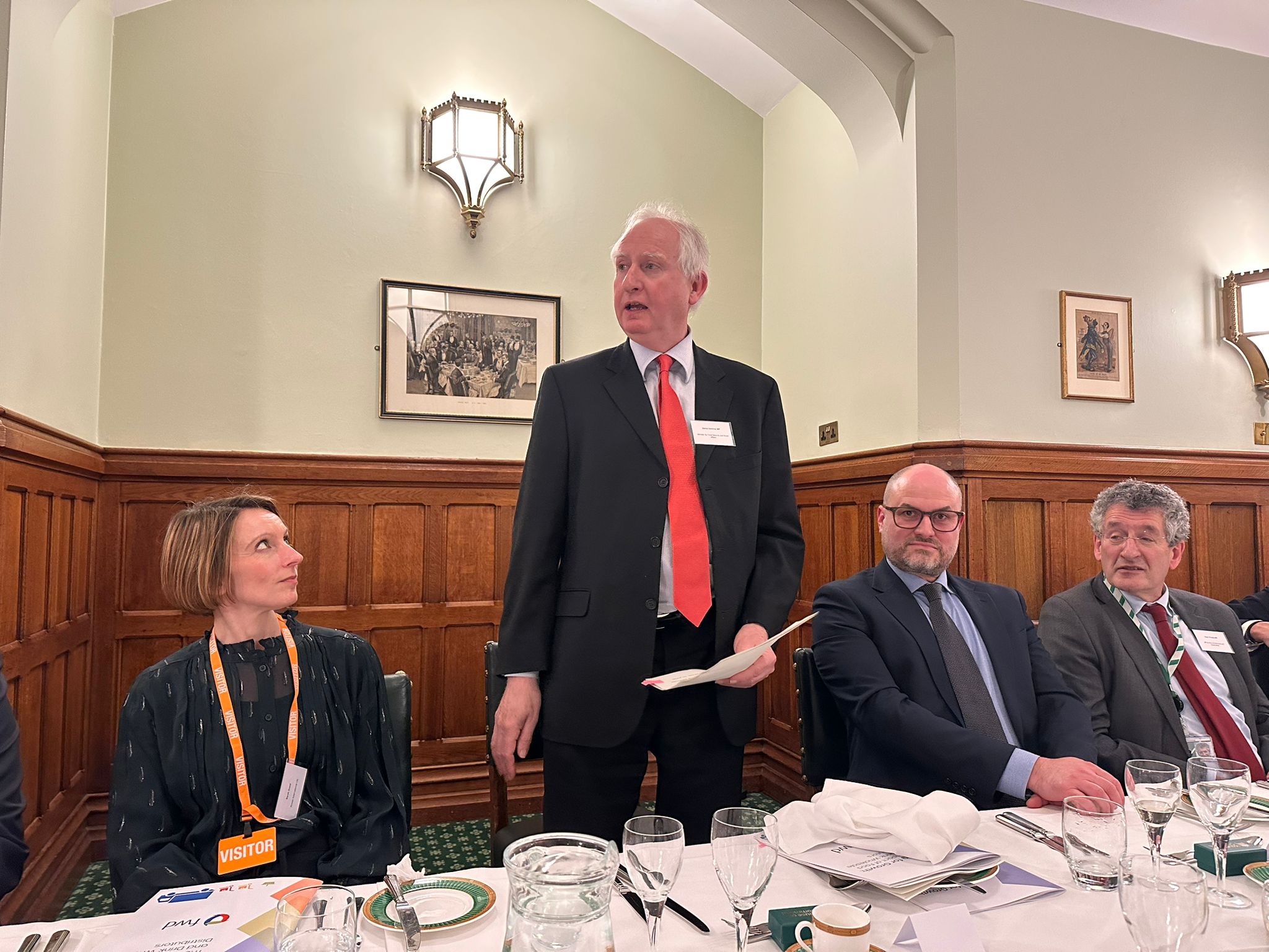 Parliamentary reception - Daniel Zeichner addresses wholesale