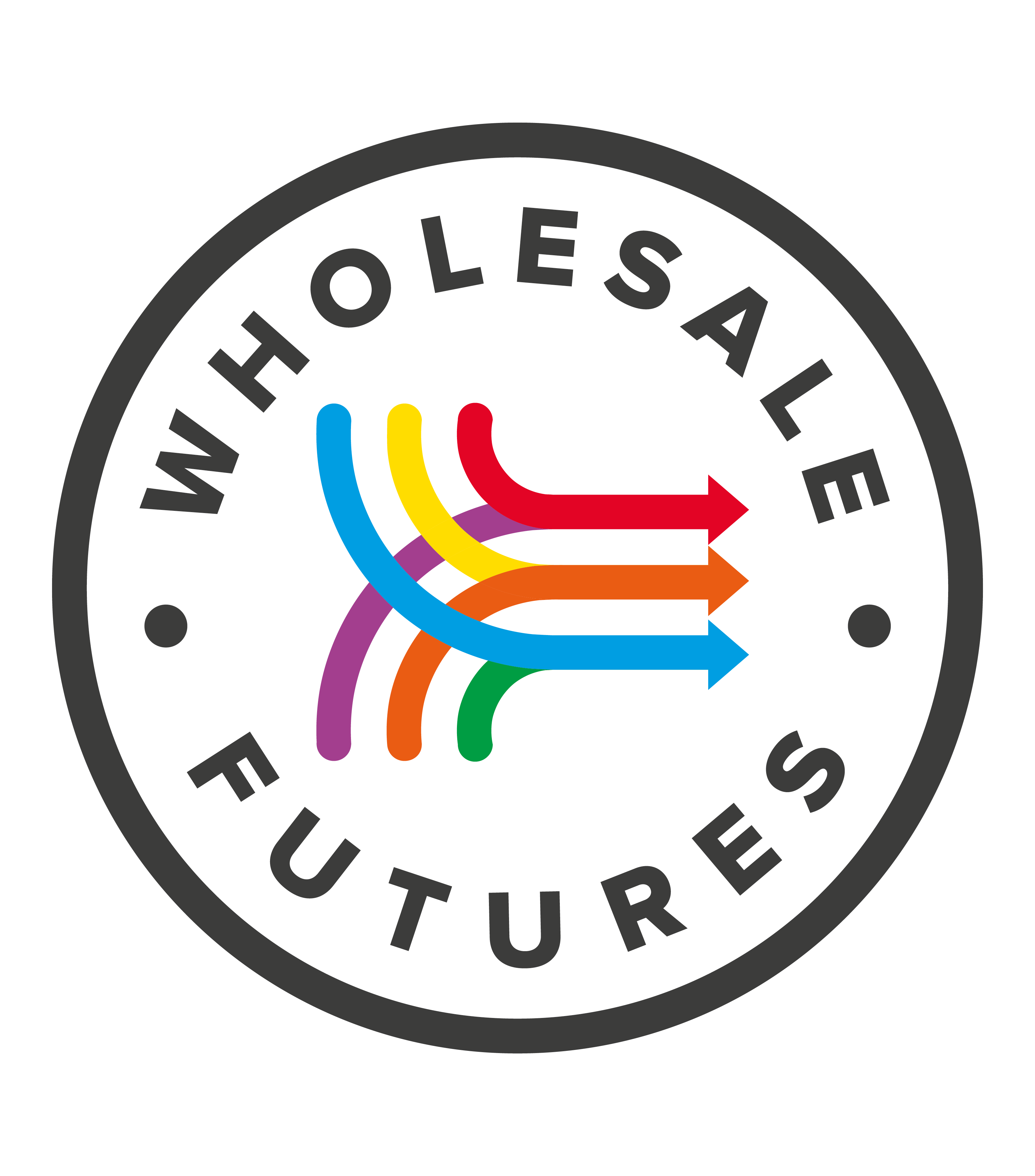 Wholesale Futures circular white logo