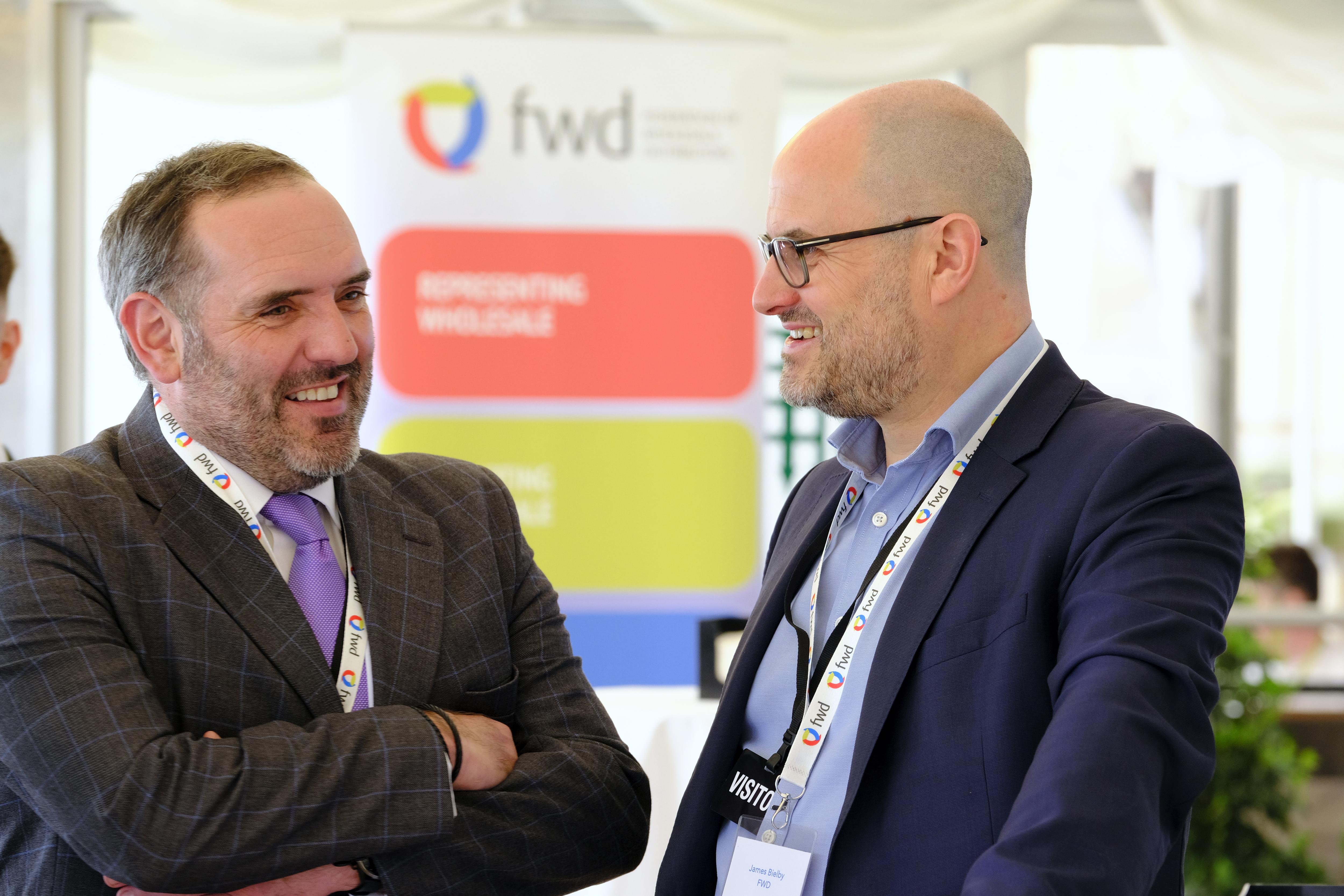 Chairman Tom Gittins with CEO James Bielby